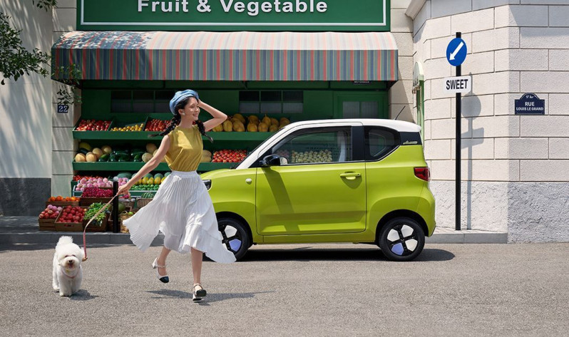 Новый автомобиль Wuling Mini ev macaron — 6