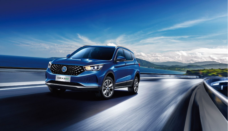 Новый автомобиль Hanteng autos X5 ev — 2